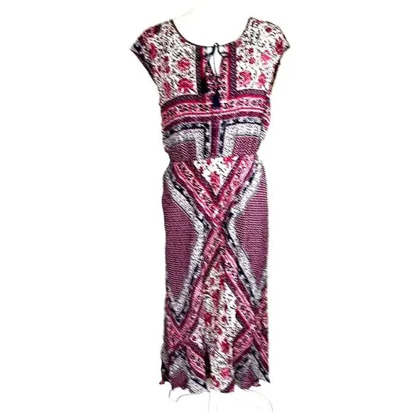 Lucky Brand Women's Asymmetrical Cold Shoulder Dress – Short Sleeve Ruffle Detail Dress